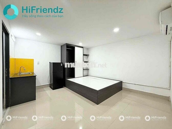 CHO THUÊ STUDIO FULL NT NGAY CHỢ AN NHƠN, ĐH CÔNG NGHIỆP NVD, VĂN LANG