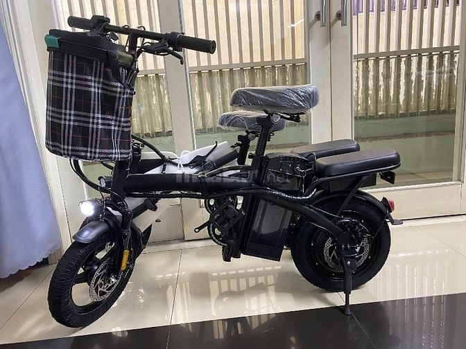 Xe đạp điện mini thời trang tiện lợi đi lại trong phố