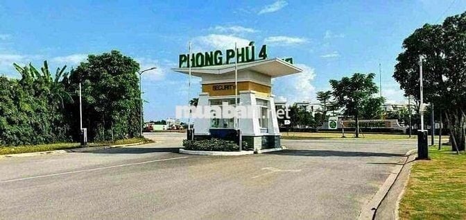 BÁN ĐẤT NỀN KDC PHONG PHÚ GIÁ 6tỷ