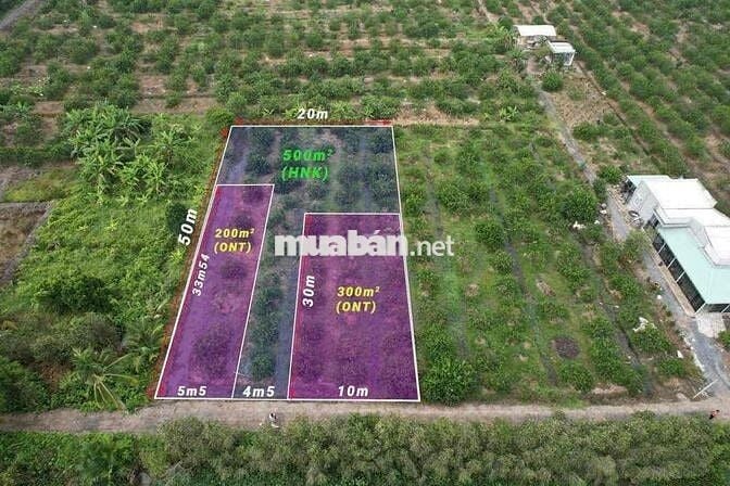 1000m Đất Thổ + Vườn View Kênh Đẹp Vuông Vức