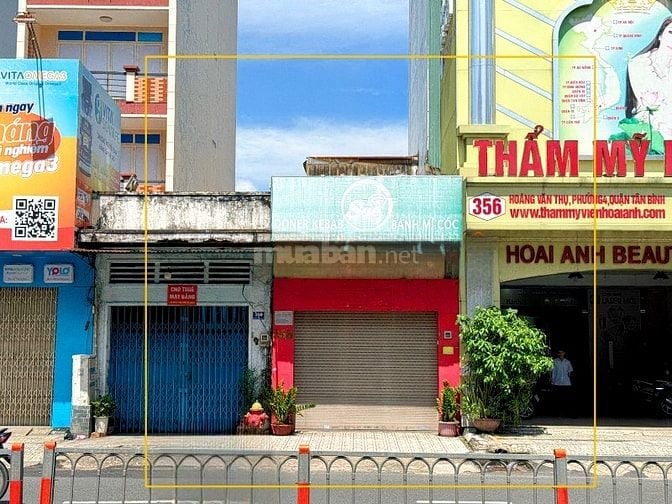  BÁN NHÀ MẶT TIỀN : 358 HOÀNG VĂN THỤ - P. 4 - Q. TÂN BÌNH - TPHCM
