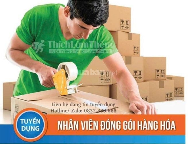 CẦN TUYỂN NHÂN VIÊN LAO ĐỘNG PHỔ THÔNG Q.8