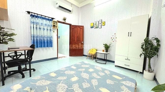 Căn hộ Mini tầng trệt, Full nội thất, tách bếp, tự do, ko chung chủ