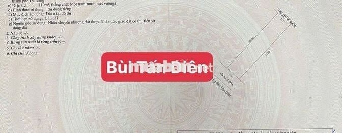🔥Bán Đất Đường Bùi Tấn Diên 110m2 Khu Phước Lý kinh Doanh