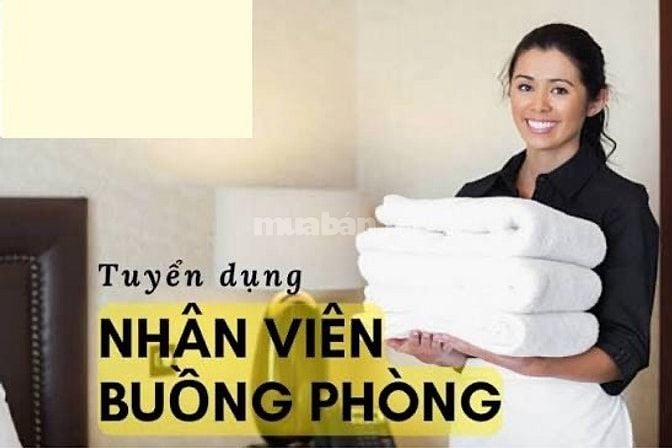 Tuyển nhân viên tạp vụ dọn phòng nhà nghỉ, khách sạn, lương từ 7-8tr