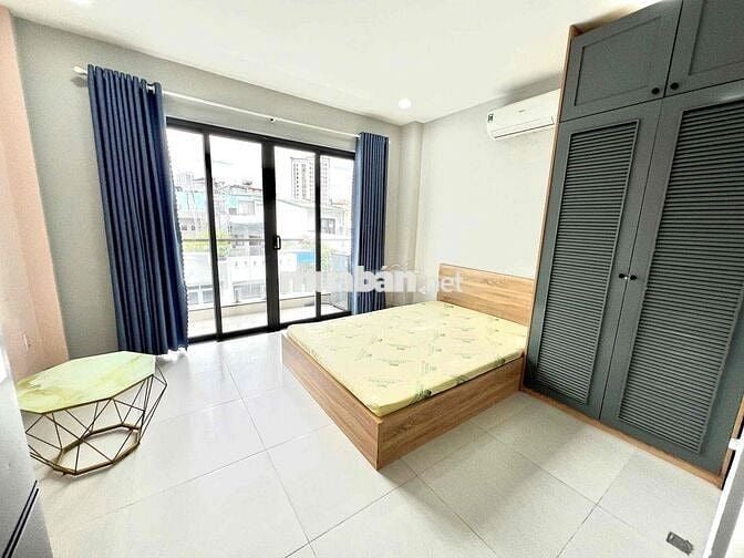 Căn hộ 1Pn ban công siêu rộng, thoáng mát, full nội thất, máy giặt