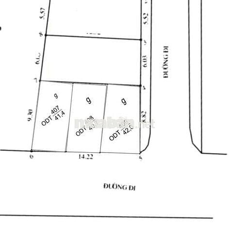 Bán 124m2 đất lô góc tặng nhà cấp 4 mặt tiền 23m đang cho thuê.