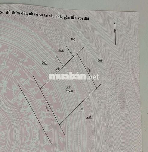 CHÍNH CHỦ BÁN ĐẤT mặt phố Thúy Lĩnh 204m2 giá 3x tỷ
