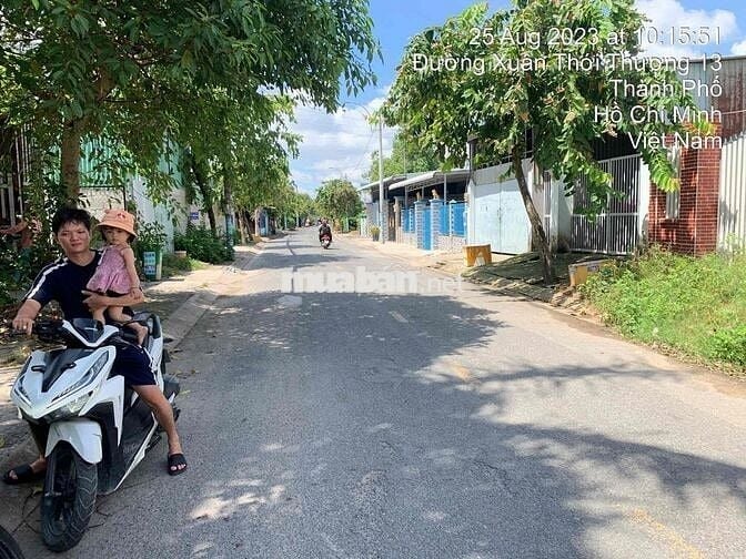 Đất Xuân Thới Thượng mặt tiền đường