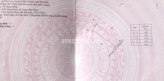 Bán đất có nhà đẹp dọn vào ở liền DT đất 529m2 ngay NVH xã Hòa Lợi 