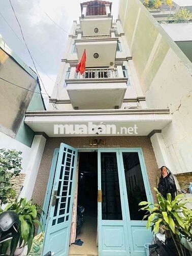 bán nhà hẻm 1/ trần mai ninh p12 q. tân bình. DT: 4m1 x 17m 4 tầng
