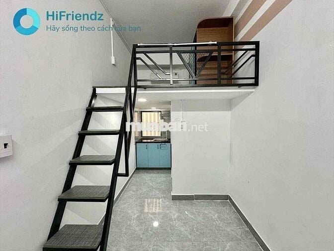CHO THUÊ PHÒNG GÁC THOÁNG SIÊU RẺ FULL NỘI THẤT GẦN ĐH VLU VÀ IUH 5P