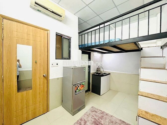 GÁC LỬNG FULL NỘI THẤT MỚI NGAY HỌC VIỆN CÁN BỘ, PHẠM VĂN ĐỒNG