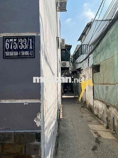 cần bán miếng đất trống ở hẻm 675 Trần Xuân Soạn