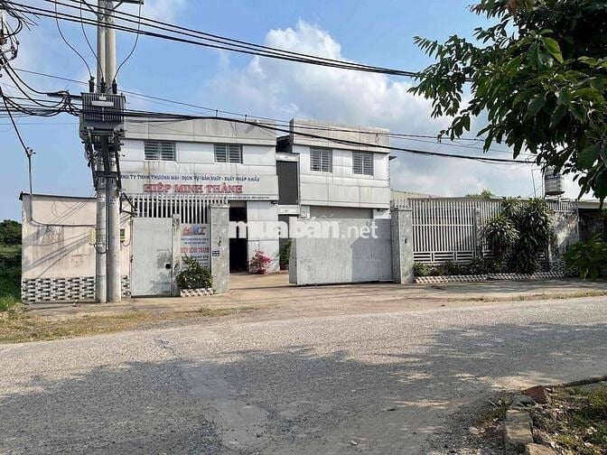 CHÍNH CHỦ BÁN ĐẤT Full TC  ĐÃ CÓ NHÀ XƯỞNG 2 MẶT TIỀN GIÁP NHỊ BÌNH 15