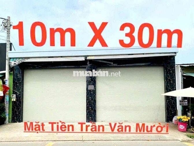 🎉MỨC GIÁ 18 TỶ 800 TRIỆU CHO CĂN NHÀ MẶT TIỀN TRẦN VĂN MƯỜI – XÃ BÀ ĐI