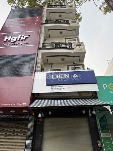 Bán nhà mặt tiền 379 Ngô Gia Tự, P.3, trung tâm Q.10, 4x18m, 3 lầu, ST