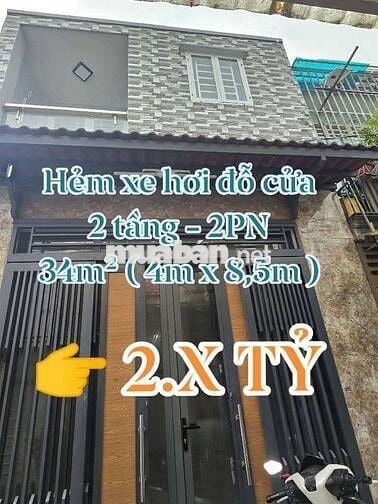 Bán nhà Bình Tân, Hẻm xe hơi đỗ cửa, Miếu Gò Xoài - 319