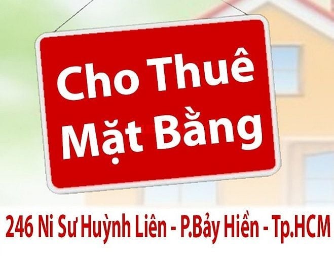 Cho Thuê Mặt Bằng 246 Ni Sư Huỳnh Liên - P.Bảy Hiền - Tp.HCM dt:3,5x7m