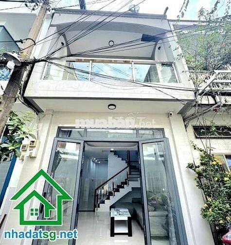 NHÀ ĐẸP 2 TẦNG NGAY BÀNH VĂN TRÂN – KDC YÊN TĨNH – DT: 42M² (4,1 x10)