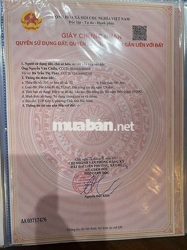Bán đất tại Thị trấn Chũ, Lục Ngạn, Bắc Giang.