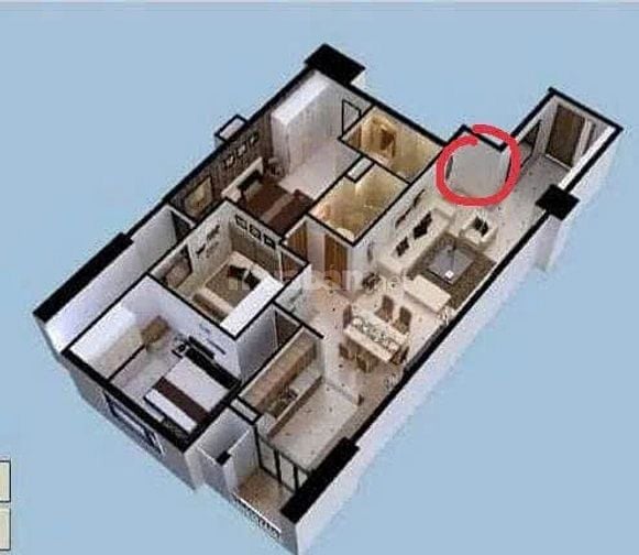 Bán căn hộ chung cư tại 87 Lĩnh Nam, 105m2, 3PN, 2WC, hướng mát, đẹp