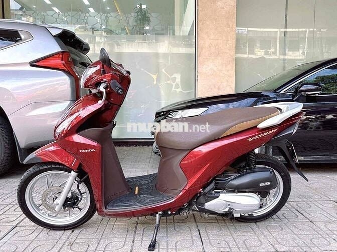 Bán xe Honda Vision màu đỏ khoá Smartkey đời 2020