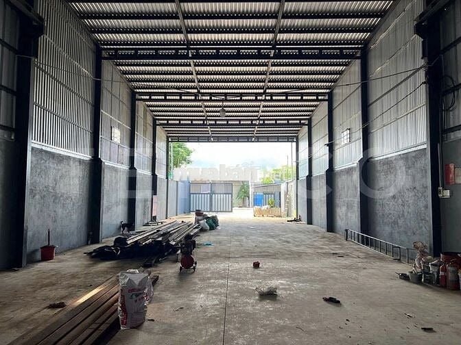 Kho xưởng bãi 500m² kho xây dựng 350m² mặt tiền đường Quốc Lộ 91B