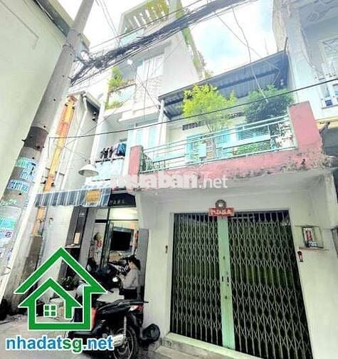 4 TẦNG - DT: 31M² – HẺM THÔNG THOÁNG – XE HƠI ĐỖ SÁT NHÀ - 4PN, 3WC