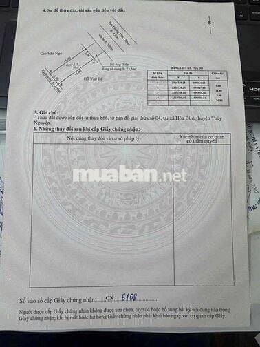 🏡 BÁN ĐẤT MẶT TIỀN ĐƯỜNG 359C – PHƯỜNG HÒA BÌNH, TP. HẢI PHÒNG 🚗