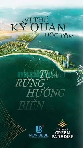 Vinhomes Cần giờ hàng độc quyền 180m2 giá 18tỷ sở hữu bãi biển sau nhà