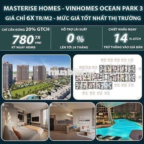 Mở bán cơ hội duy nhất để sở hữu nhà Masterise tại OCP3