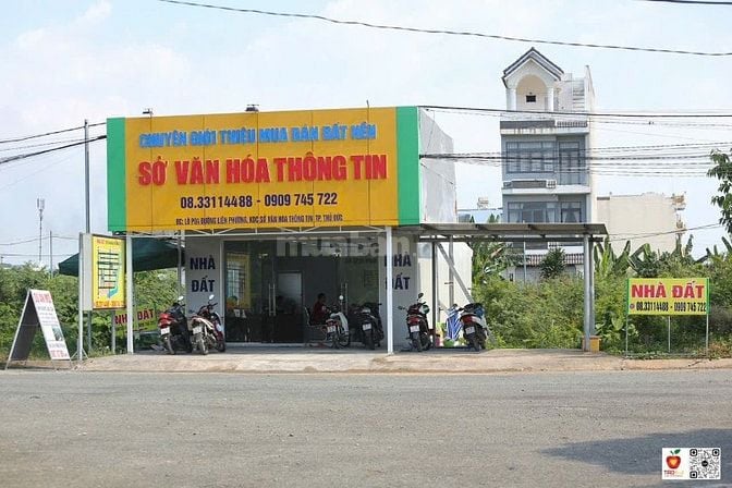 Đất Sở Văn Hóa Thông Tin góc đường Bưng Ông Thoàn vs Liên Phường Q9.