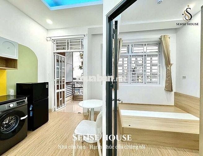 CHDV 1 PHÒNG NGỦ TÁCH BẾP BAN CÔNG RIÊNG THOÁNG MÁT ĐÂY ĐỦ NỘI THẤT