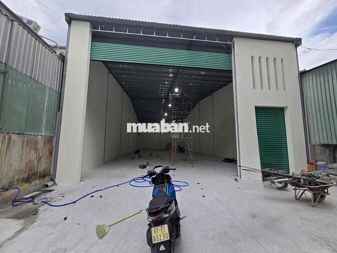 Cho thuê kho 300m2 mới 100% Phú Tân, Thủ Dầu Một