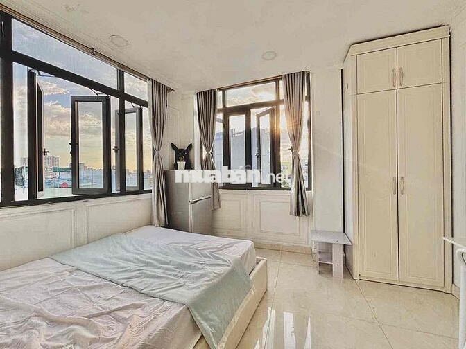 CHO THUÊ PHÒNG FULL NỘI THẤT 30m2, NHIỀU CỬA SỔ LỚN TẠI LÊ QUANG ĐỊNH