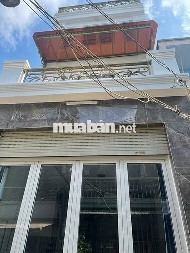 BÁN NHÀ 4 TẦNG, HẺM XE HƠI, GIÁP TÊN LỬA, HƠN 4 TỶ