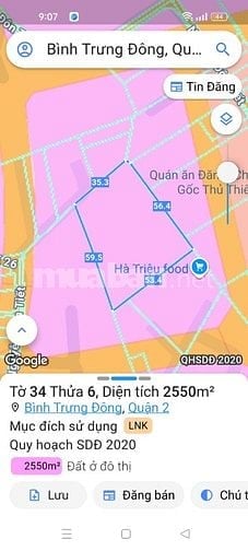 Bán 2393 đất vườn đường Nguyễn đôn tiết.36 tỷ