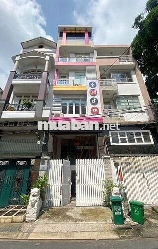 Cho thuê nhà mặt tiền đường Lam Sơn, dt 8x20 trệt 5 lầu