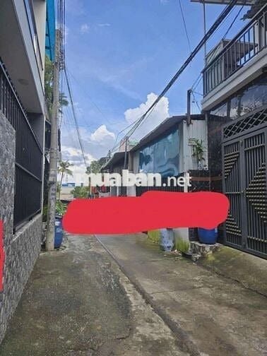 Bán nhà 2.55 TỶ HẺM XE HƠI TRÁNH Dĩ An TP HCM DT64m2 SHR đang cho thuê