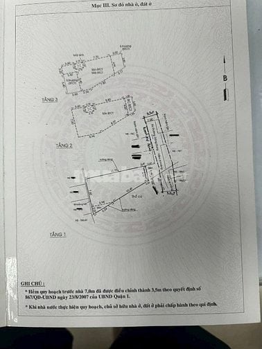 KẸT TIỀN CẦN BÁN GẤP HẺM XE HƠI ĐẶNG DUNG, P.TÂN ĐỊNH Q.1 Nở hậu 9,8m