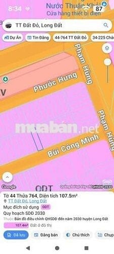 ĐẤT Ở ĐÔ THỊ  CHÍNH CHỦ CẦN BÁN