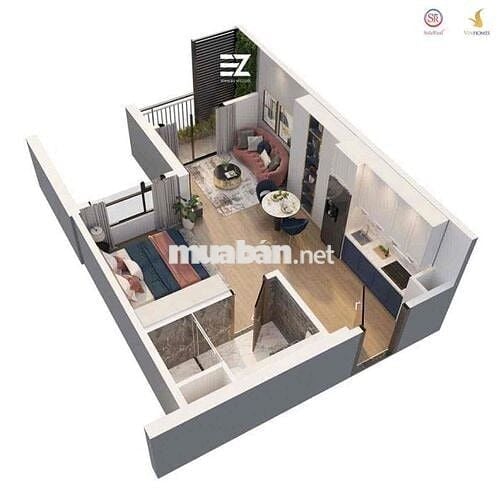 bán hoà vốn căn 1 ngủ 37m2 toà LD1 Vinhomes Ocean Park