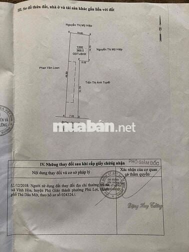 Đất trọ - Phú Lợi - Thủ Dầu Một - Bình Dương - Mặt tiền 7,05m - 9 tỷ