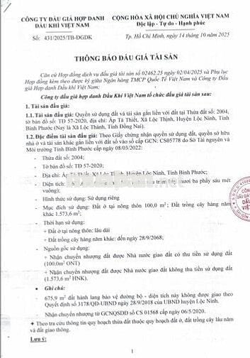 BĐS Ấp Tà Thiết, Lộc Thịnh, Lộc Ninh, Bình Phước (Lộc Thành, Đồng Nai)