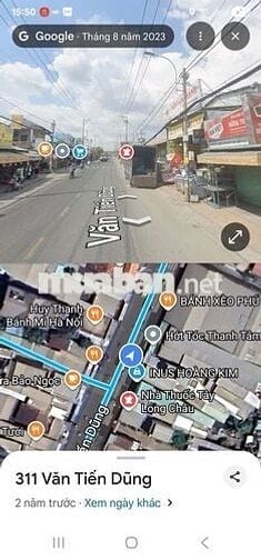 Nhà măt tiền quốc lộ 50 ( Văn Tiến Dũng ) 5x28,5 hoàn công đầy đủ .