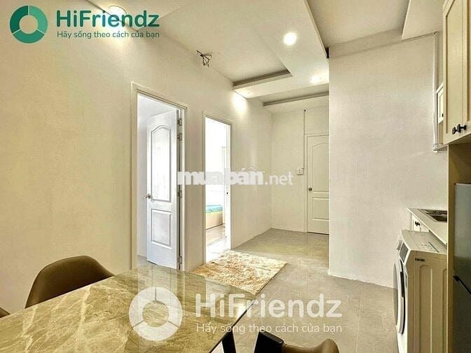 2 Phòng Ngủ - 45m2 - Ban Công -Full Nội Thất- Khu Sân Bay-Cv Gia Định