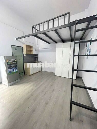 PHÒNG DUPLEX 35M2 GÁC CAO NGAY HỌC VIỆN CÁN BỘ Q.BÌNH THẠNH Ở 4NG 4XE
