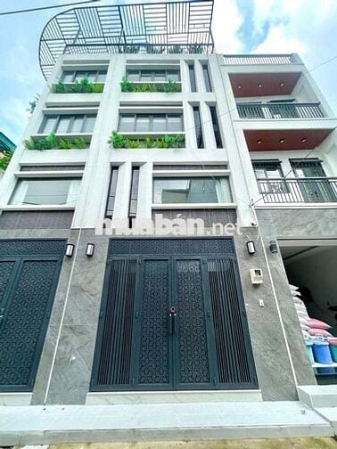 NHÀ PHỐ ĐẸP HXH THÔNG ĐƯỜNG BÙI QUANG LÀ, P12, GV, HCM 4 TẦNG 6.78 TỶ