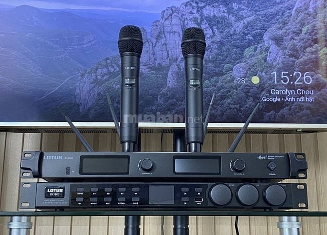 🎤 LOTUS S-600 – Micro không dây cao cấp, âm thanh đỉnh cao